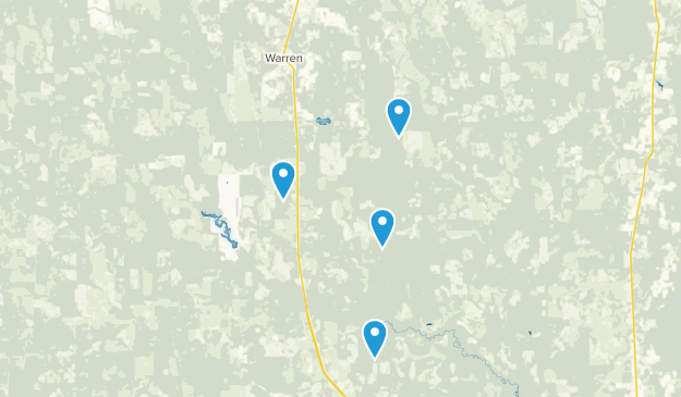 Warren, Texas Map