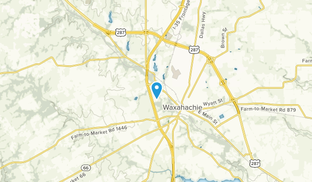 Waxahachie, Texas Map