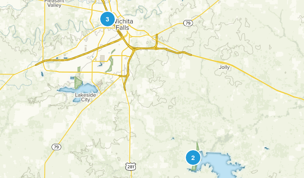 Wichita Falls, Texas Map