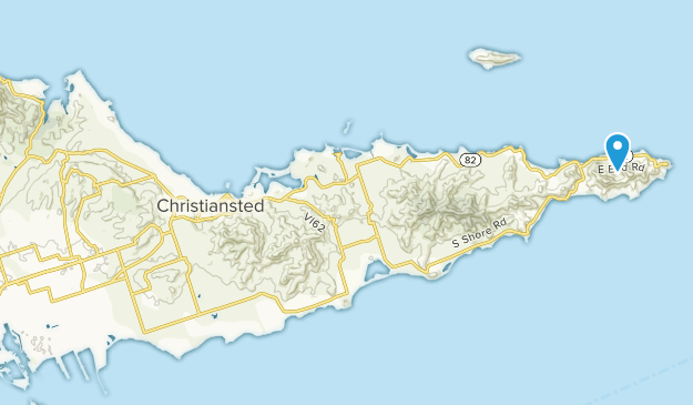 Christiansted, United States Virgin Islands Map