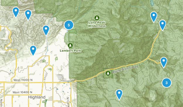 Alpine, Utah Map