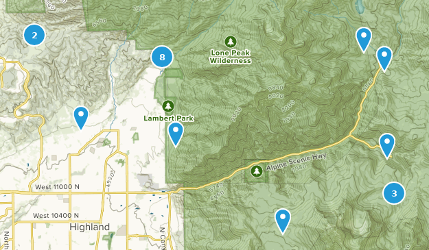 Alpine, Utah Map
