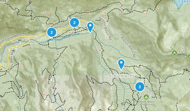 Alta, Utah Map