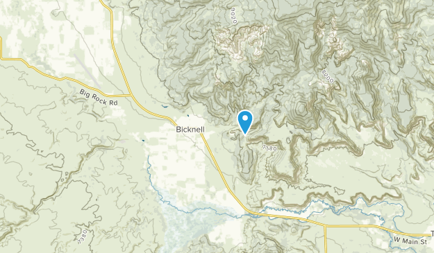 Bicknell, Utah Map
