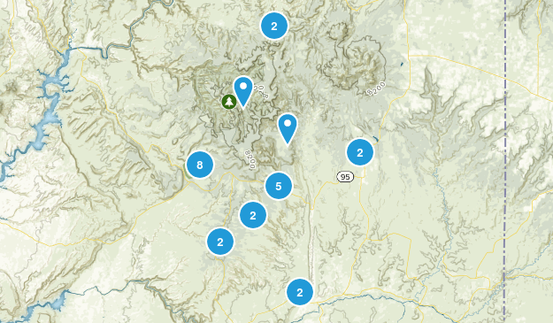 Blanding, Utah Map