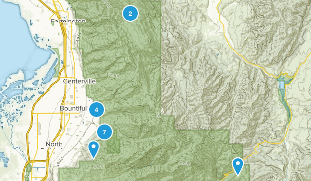 Bountiful, Utah Map