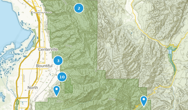 Bountiful, Utah Map