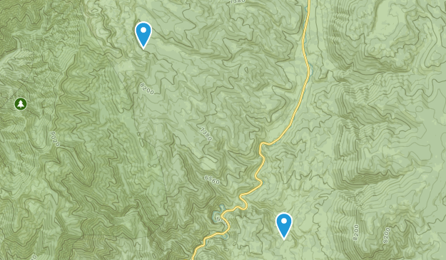 Brachipad Summer Home Area, Utah Map