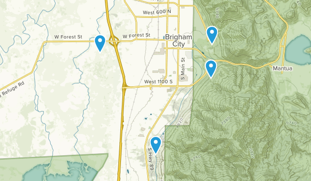 Brigham City, Utah Map