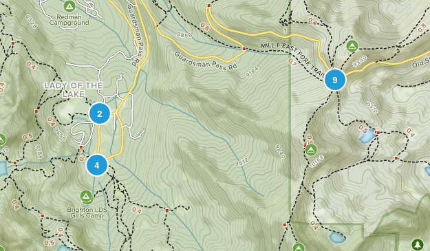 Brighton, Utah Map