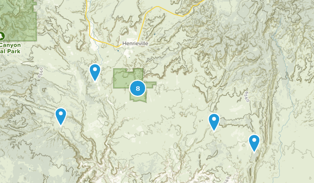 Cannonville, Utah Map