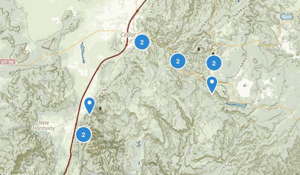 Cedar City, Utah Map