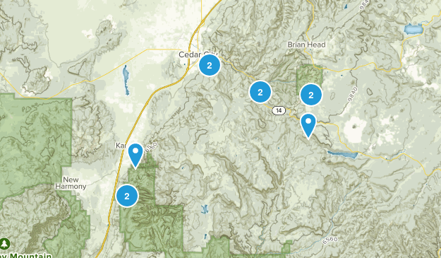 Cedar City, Utah Map