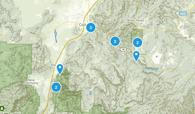 Cedar City, Utah Map