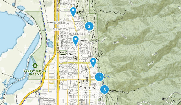 Centerville, Utah Map