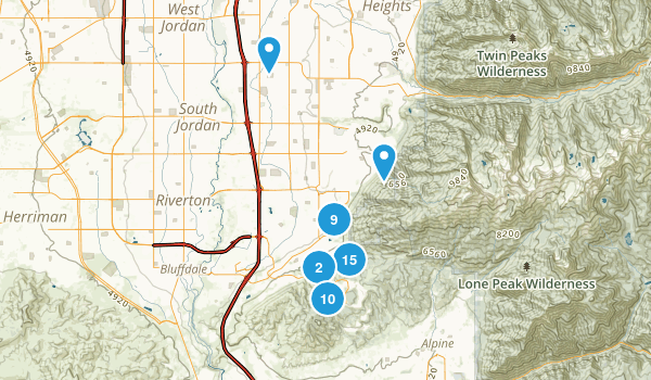 Draper, Utah Map