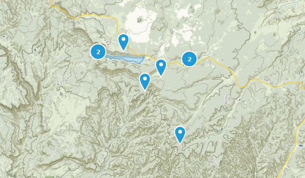 Duck Creek Village, Utah Map