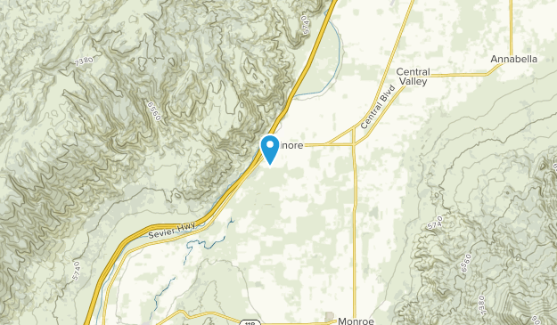 Elsinore, Utah Map