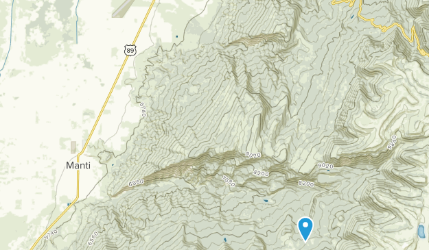 Ephraim, Utah Map