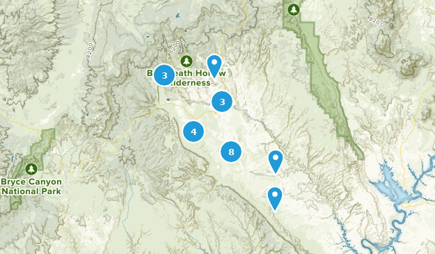 Escalante, Utah Map