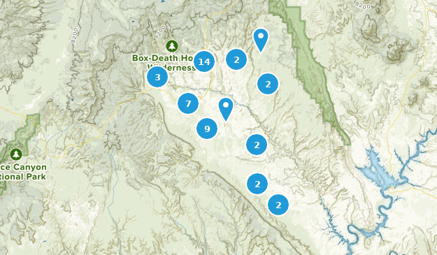 Escalante, Utah Map