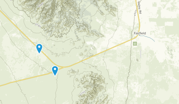 Fairfield, Utah Map
