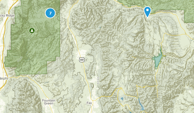 Fairview, Utah Map