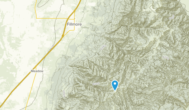 Fillmore, Utah Map