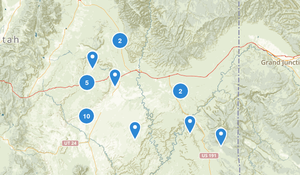 Green River, Utah Map