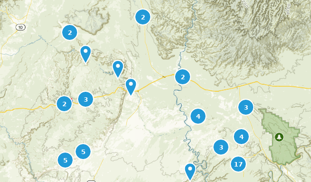 Green River, Utah Map