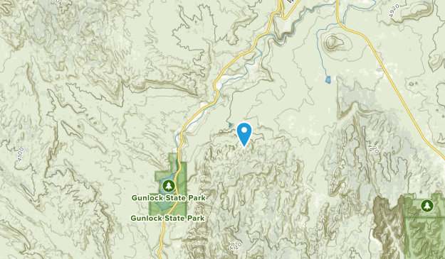 Gunlock, Utah Map