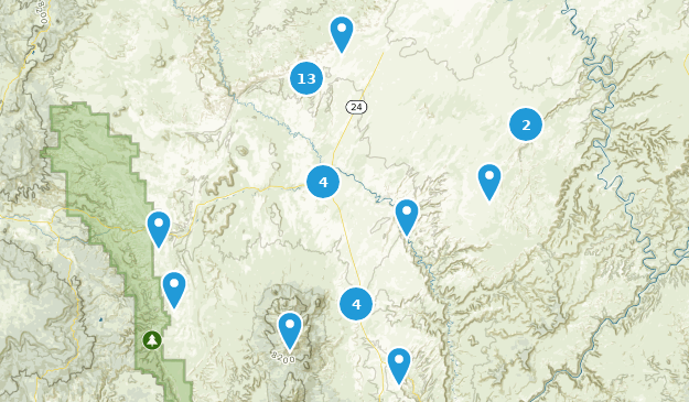 Hanksville, Utah Map