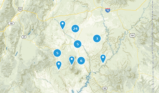 Hanksville, Utah Map