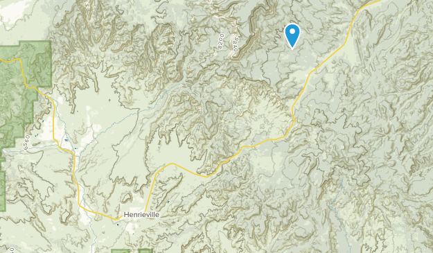 Henrieville, Utah Map