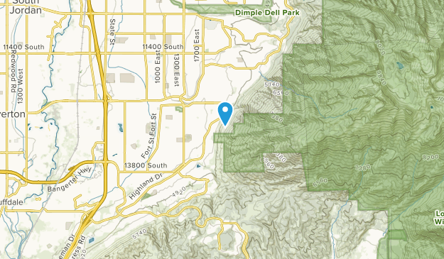 Hidden Valley Country Club Estates, Utah Map