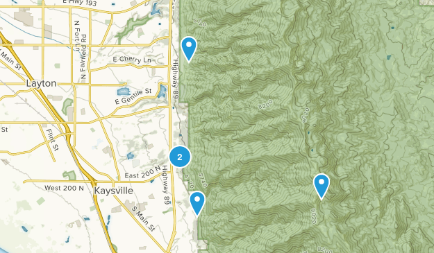 Kaysville, Utah Map