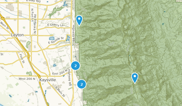 Kaysville, Utah Map