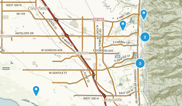 Layton, Utah Map