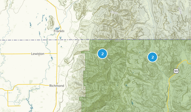 Lewiston, Utah Map
