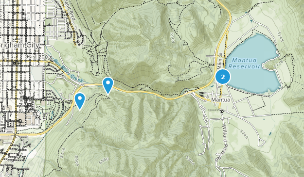 Mantua, Utah Map
