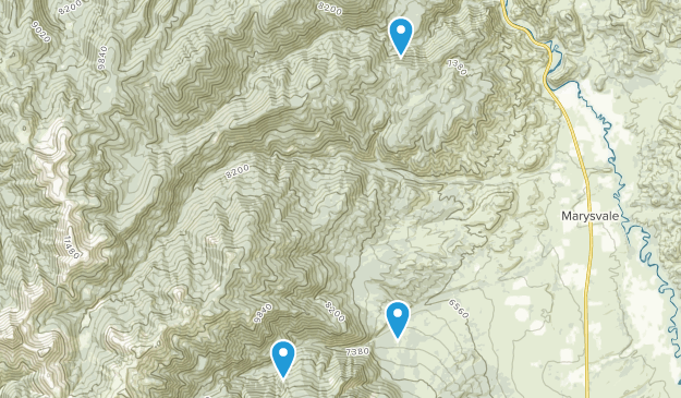 Marysvale, Utah Map