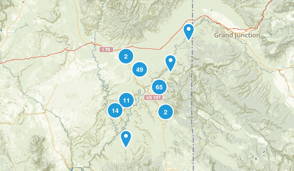 Moab, Utah Map