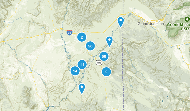 Moab, Utah Map