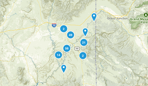 Moab, Utah Map