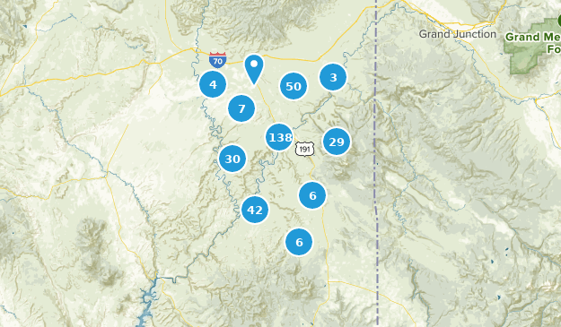 Moab, Utah Map
