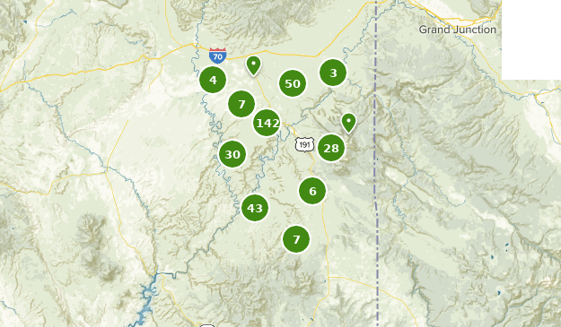 Moab, Utah Map
