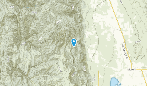 Moroni, Utah Map