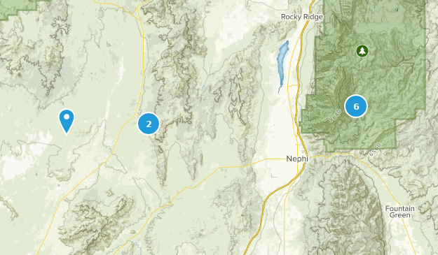 Nephi, Utah Map