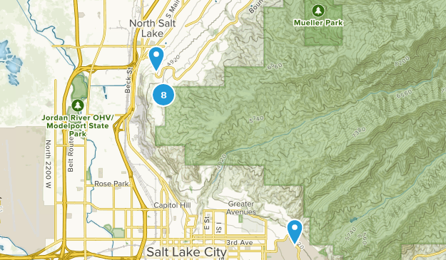 North Salt Lake, Utah Map