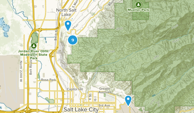 North Salt Lake, Utah Map